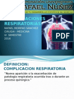 COMPLICACIONES RESPIRATORIAS 