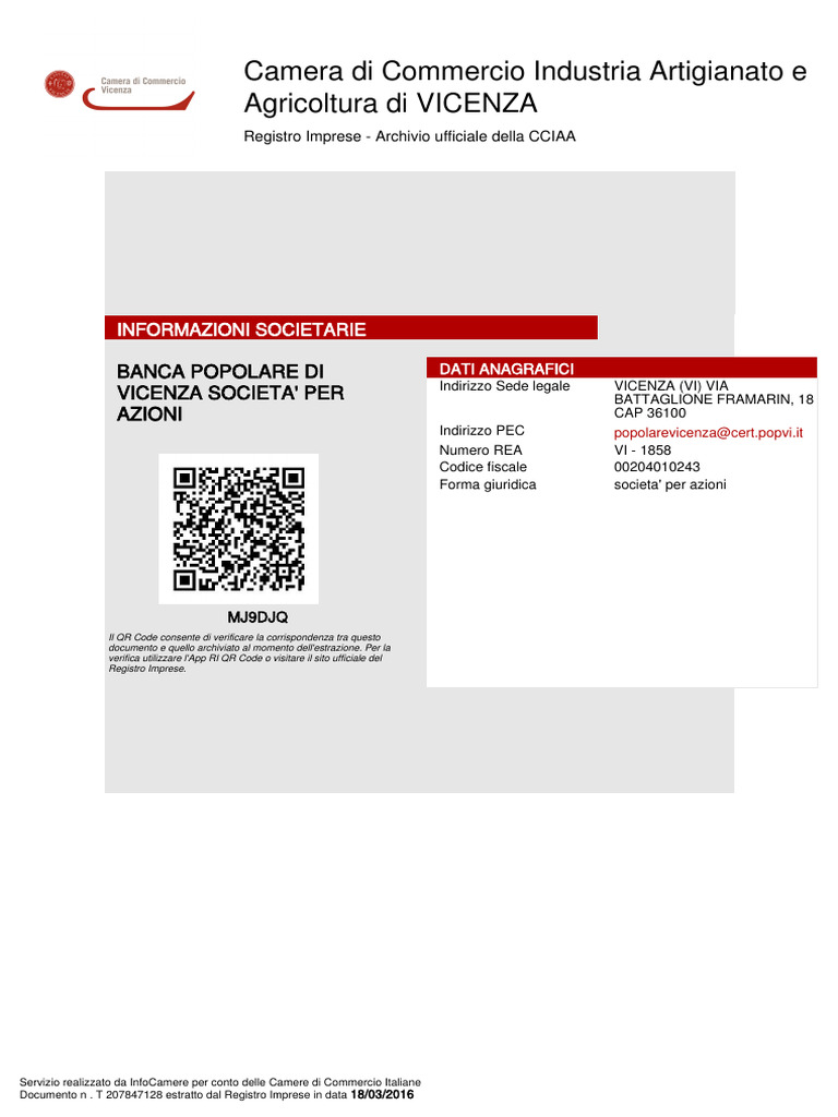 Banca Popolare Di Vicenza | PDF, image size:768x1024