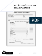 A Pavement Rating System