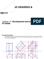 Engineering Drawing & Graphics ME111: Lecture 11: Development and Sectioning