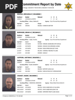 Daily booking sheet for the Peoria County Jail - March 26, 2016