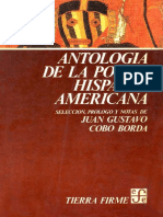 Cobo Borda-Antologia de La Poesia Hispanoamericana