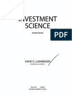 investment science menu