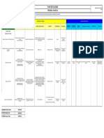 Plan de Calidad - Logística