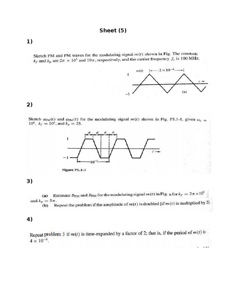 Sheet 5 | PDF
