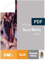 Perfil Epidemiologico de La Sald Mental en Mexico