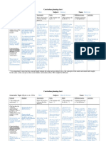 Curriculum Tables - Mali