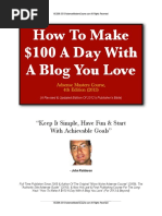 100 a Day Blogging (4th Edition)