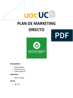 Plan de Marketing Directo