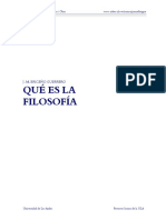 Qué Es La Filosofía - José Manuel Briceño Guerrero