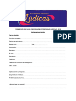 Ficha de Inscripción - Facilitadores de Estrategias Lúdicas 2016 PDF