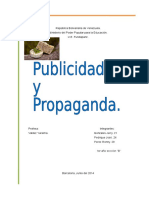 Publicidad y Propaganda.
