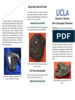 Meteorite Characteristics Reporting Meteorite Finds: Meteorites@ess - Ucla.edu