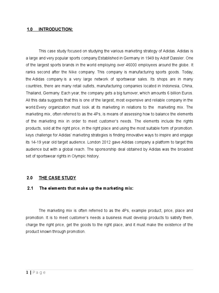 Adidas Assignment Brand Adidas