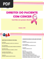Cartilha Direitos Do Paciente Com Cancer