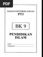 Bahan Kecemerlangan 9 Peperiksaan Percubaan PT3 Negeri Terengganu Pendidikan Islam