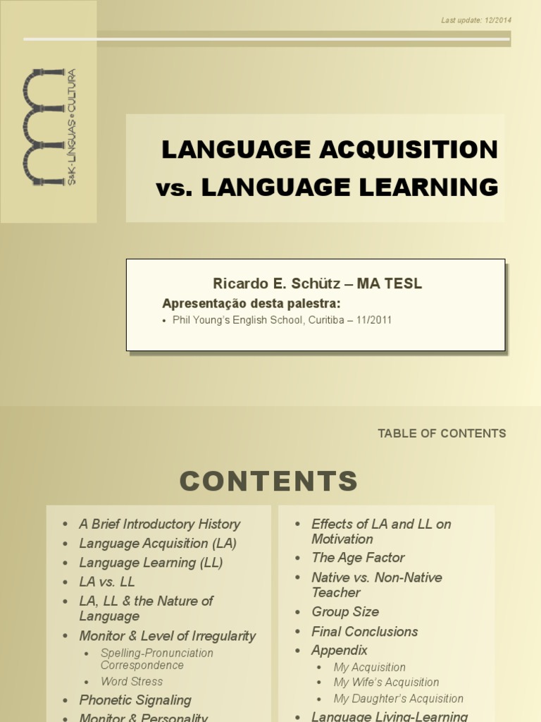 Laxllpdf | PDF | Second Language | Language Acquisition