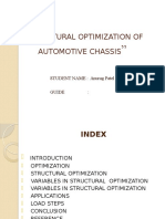 Structural Optimization Automotive Chassis Heavy Vehicle