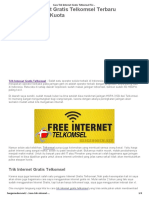 Download Cara Trik Internet Gratis Telkomsel Terbaru Unlimited Tanpa Kuota by Ofik SN306050435 doc pdf
