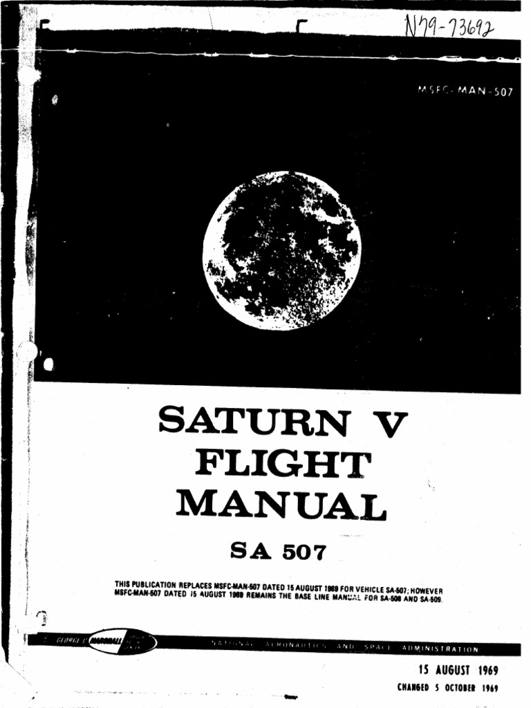 Saturn v Flight Manual | Saturn (Rocket Family) | Apollo (Spacecraft)