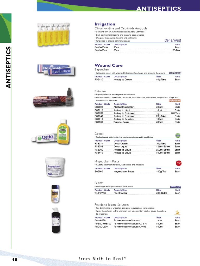 Antiseptics PDF Wound Diseases And Disorders