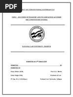 Project on Constituional Governance 2 Doctrine of Pleasure