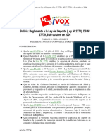 Reglamento Ley Del Deportebo-Ds-27779