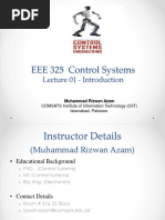 EEE 325 - Lecture 01 Introduction PDF