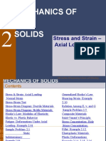 Mechanics of Solids: Stress and Strain - Axial Loading