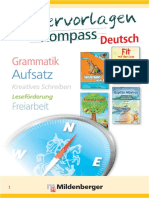 Grammatik Aufsatz Ktreative Schreiben Leseforderung Freiarbeit PDF