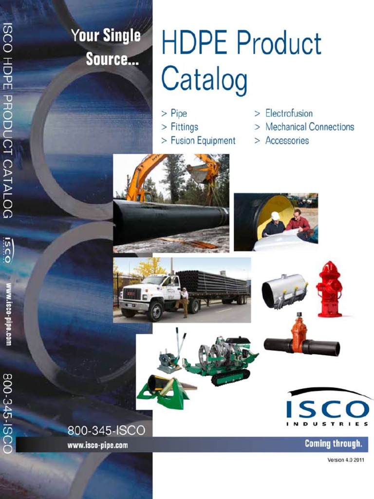 ISCO HDPE Full Line Catalog Polyethylene Pipe (Fluid Conveyance)