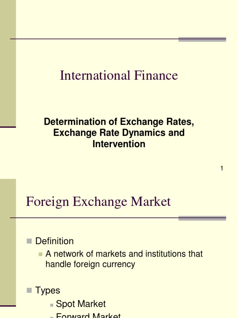 Understanding Exchange Rate Dynamics | PDF | Foreign Exchange Market ...