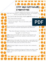 Common Core and Curriculum Connections: The 2nd Grade Common Core Standards Taught in Unit 9 Are