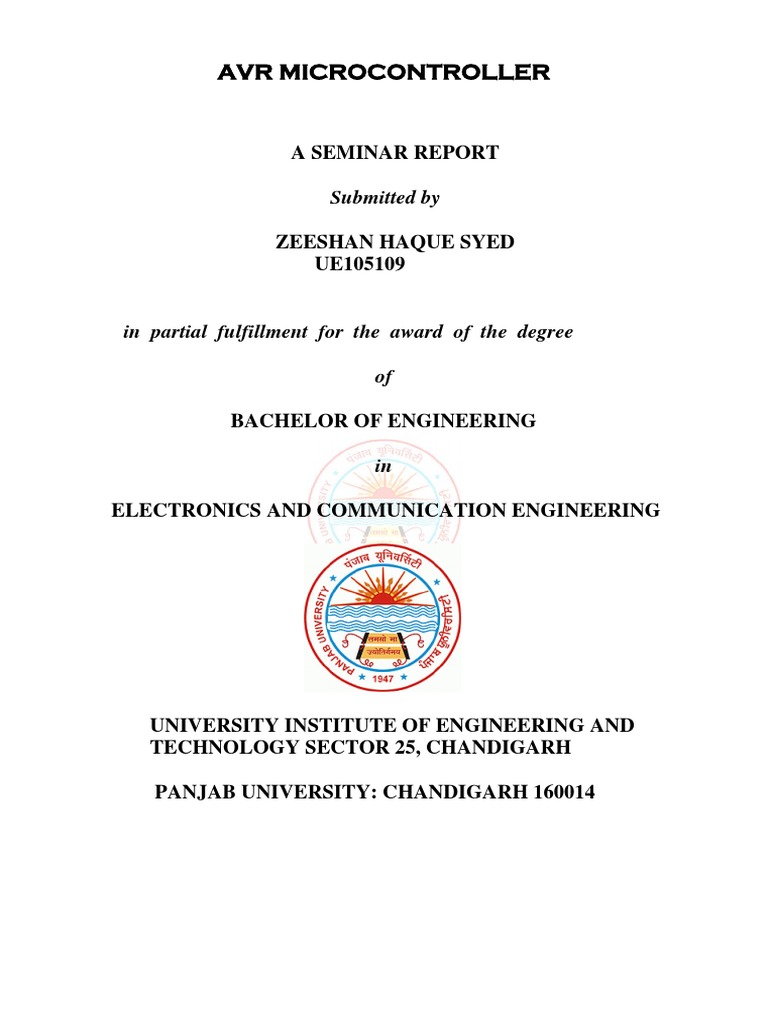 Avr Microcontroller Pdf