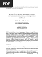 Produção de Generos Textuais Empresarial