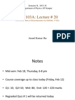 PHY103 Lec 20