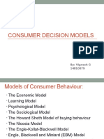 Consumer Descision Models