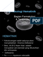 Farmakaologi Hematologi