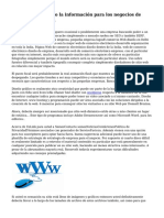 Con ?xito Utilizando La Informaci?n para Los Negocios de Marketing en L?nea