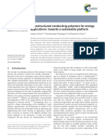 Nanostructured Conducting Polymers For Energy Applications Towards A Sustainable Platform