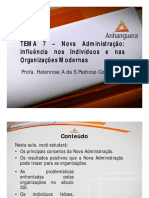 VA Comportamento Organizacional Aula 07 Tema 07