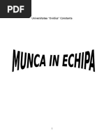 Munca in Echipa