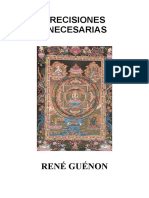 Guénon, René - Precisiones Necesarias Preparado