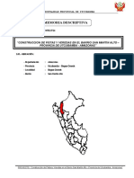 Memoria Descriptiva - SAN MARTIN ALTO