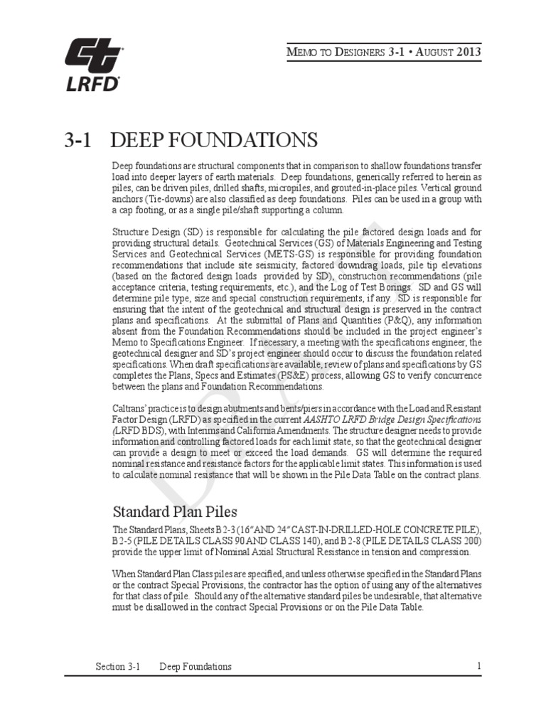 3 1 PDF | PDF | Deep Foundation | Geotechnical Engineering