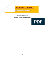 Teorías Educativas Franco Hernández PDF