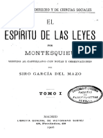 El Espiritu de Las Leyes - Tomo i - Montesquieu