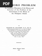 The Moro Problem (1913) Najeeb Saleeby