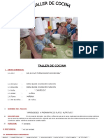 Taller de Cocina y Psicomotricidad