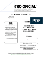 466 2011. Registro Oficial Edición Especial Nro. 184. Guía Metodológica de Planificación Institucional
